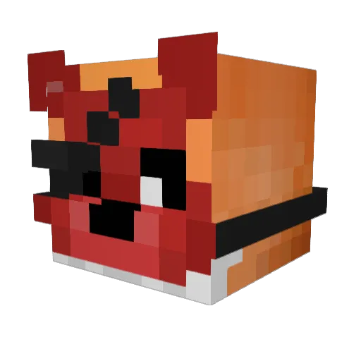 FS_MTP Minecraft avatar head, 3D render