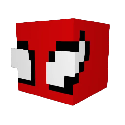 FS_Oak Minecraft avatar head, 3D render