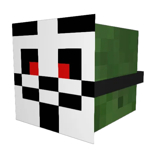 FSabres21 Minecraft avatar head, 3D render