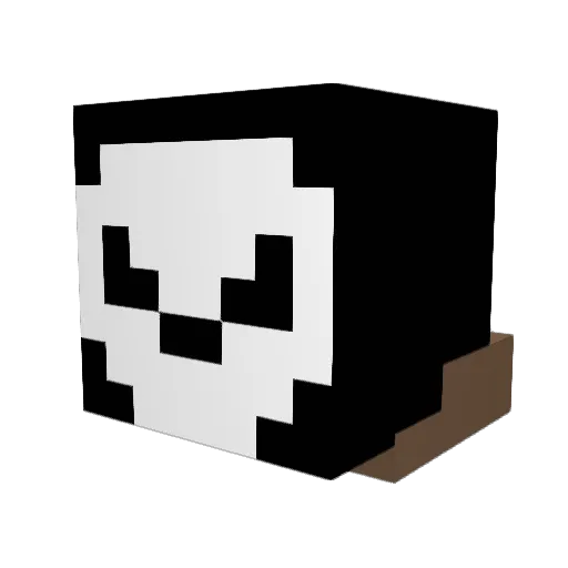 FSlegend Minecraft avatar head, 3D render