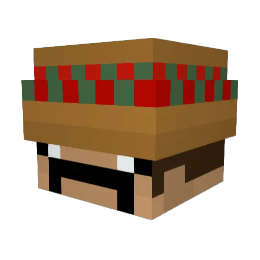 FSyrexC Minecraft avatar head, 3D render