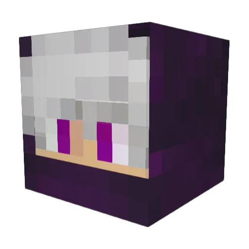 FTBlood Minecraft avatar head, 3D render
