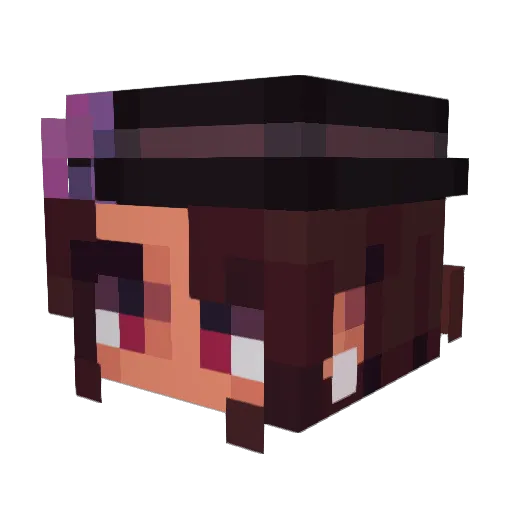 FTCoat Minecraft avatar head, 3D render