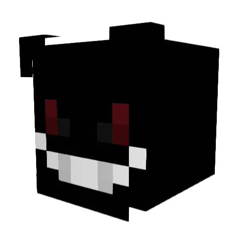 FTPZILLA Minecraft avatar head, 3D render