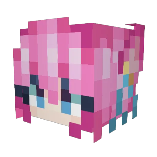 FTW_Ahri31 Minecraft avatar head, 3D render