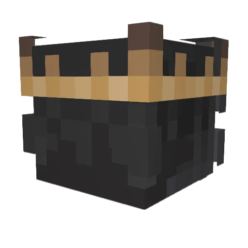 FU9R Minecraft avatar head, 3D render