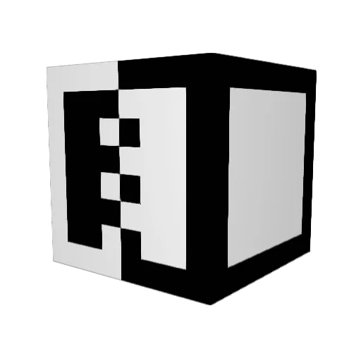 FUJIAMI Minecraft avatar head, 3D render
