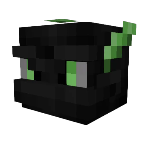 FUKANZENNASHINJU Minecraft avatar head, 3D render
