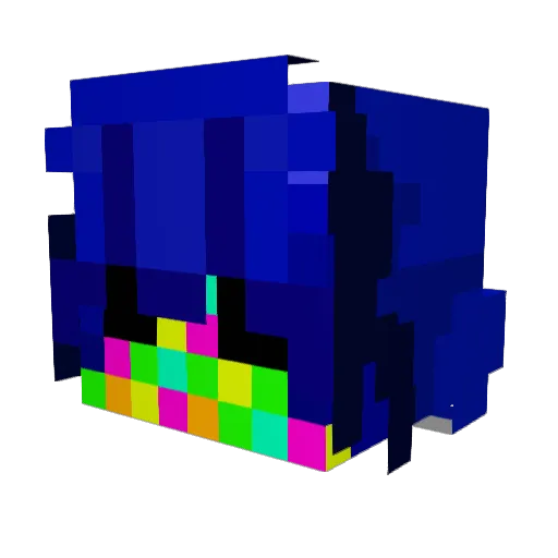 FUNNYRAYAN Minecraft avatar head, 3D render