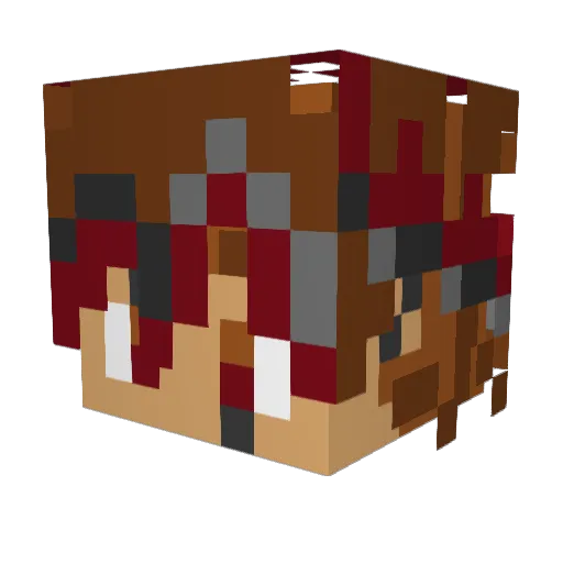 FURIONS_ESPARTA Minecraft avatar head, 3D render