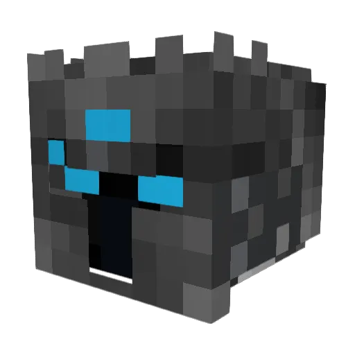 FURYiousWarrior Minecraft avatar head, 3D render