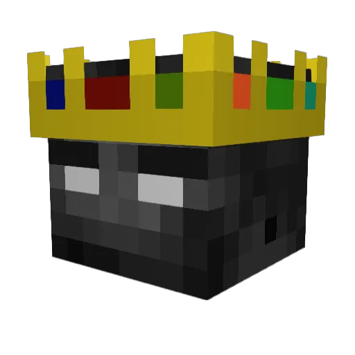 FUTUREALMOND270 Minecraft avatar head, 3D render