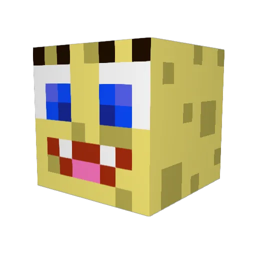 FUTURERS7OWNER Minecraft avatar head, 3D render
