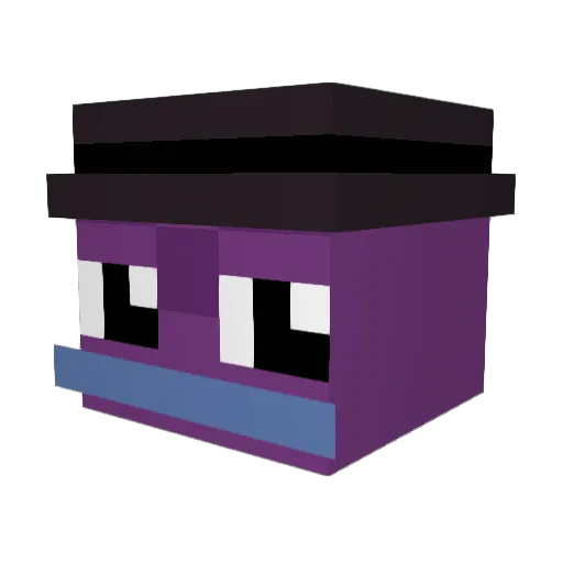 FVpaiva Minecraft avatar head, 3D render