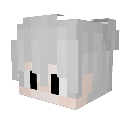 FXT_Husky Minecraft avatar head, 3D render