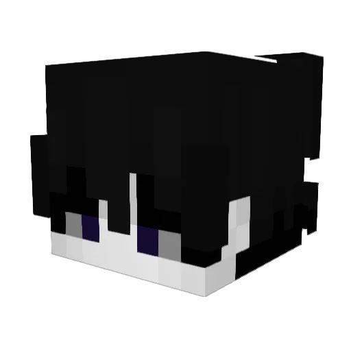 FX_05 Minecraft avatar head, 3D render