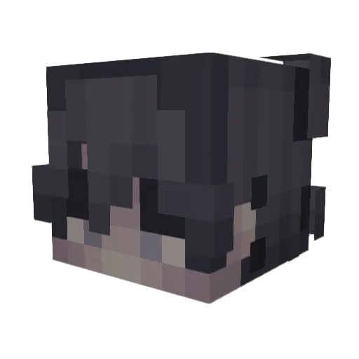 FXleaf Minecraft avatar head, 3D render
