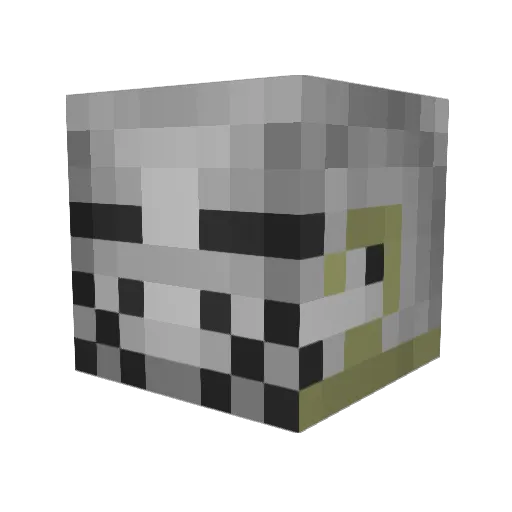 FYG_Foose Minecraft avatar head, 3D render