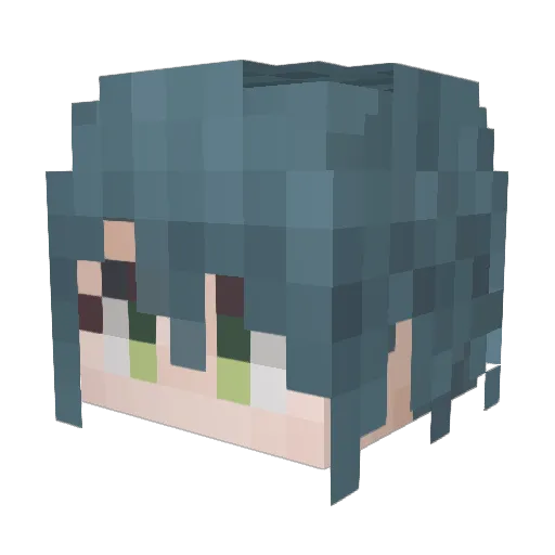 FYun274 Minecraft avatar head, 3D render