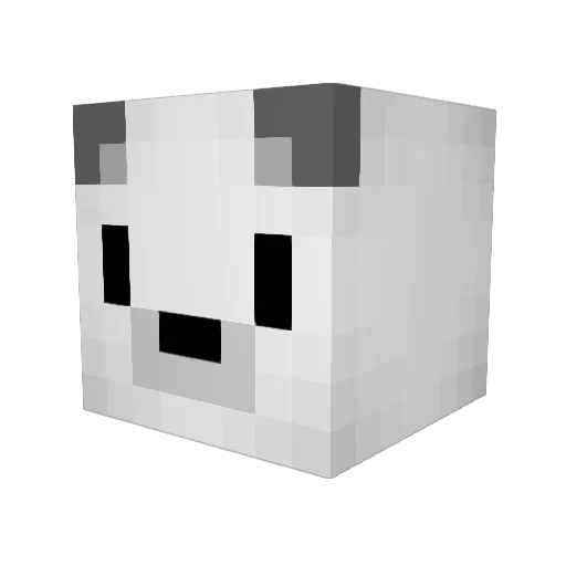 FZTDK Minecraft avatar head, 3D render
