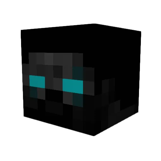 F_82 Minecraft avatar head, 3D render