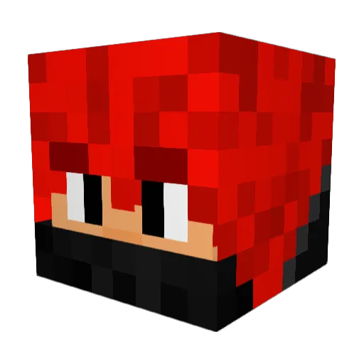 F_A_T_H_E_R Minecraft avatar head, 3D render