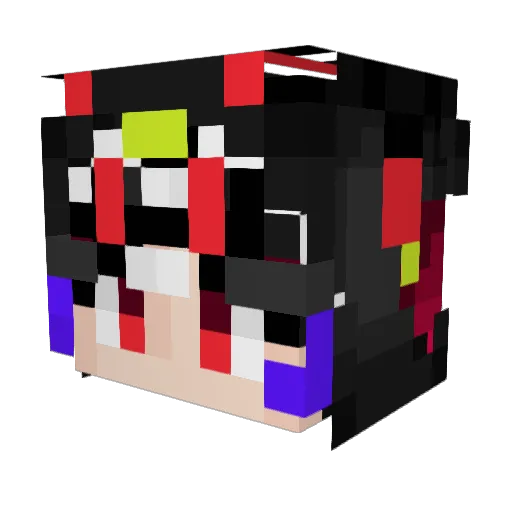 F_Diode Minecraft avatar head, 3D render