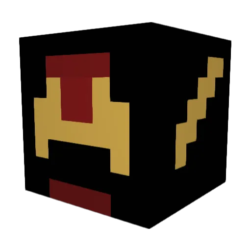 F_PSZ204 Minecraft avatar head, 3D render
