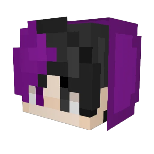 F_Santolini Minecraft avatar head, 3D render