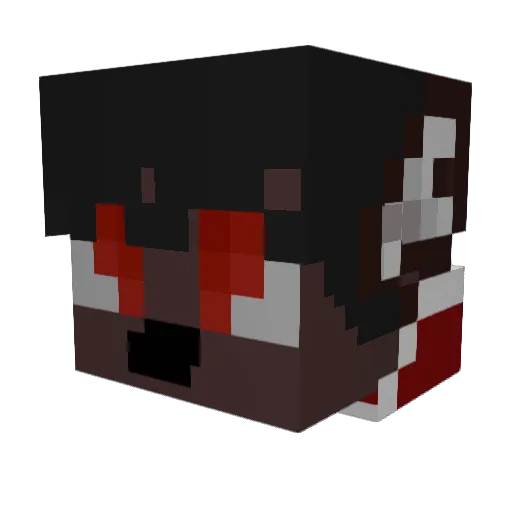 F_T_Freddy1732 Minecraft avatar head, 3D render