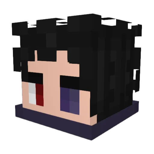 FaBooZ Minecraft avatar head, 3D render
