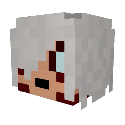 FaKer_Rinkk Minecraft avatar head, 3D render