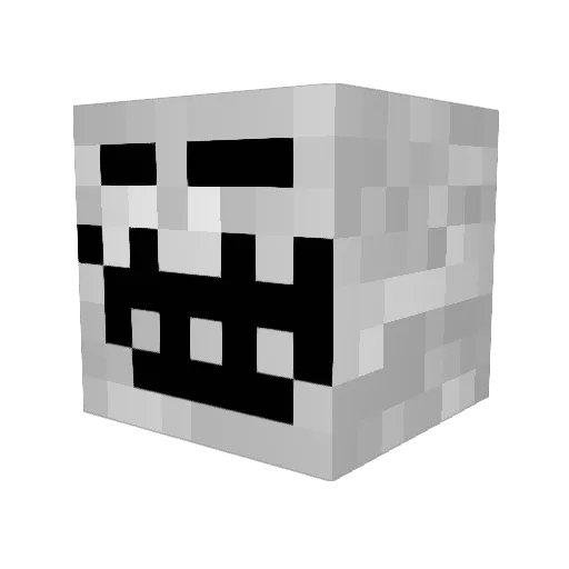 FaTMaNSliMx Minecraft avatar head, 3D render