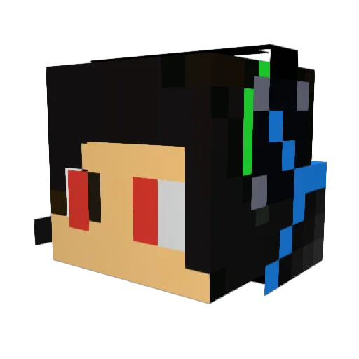 FaTaL_Supreme Minecraft avatar head, 3D render