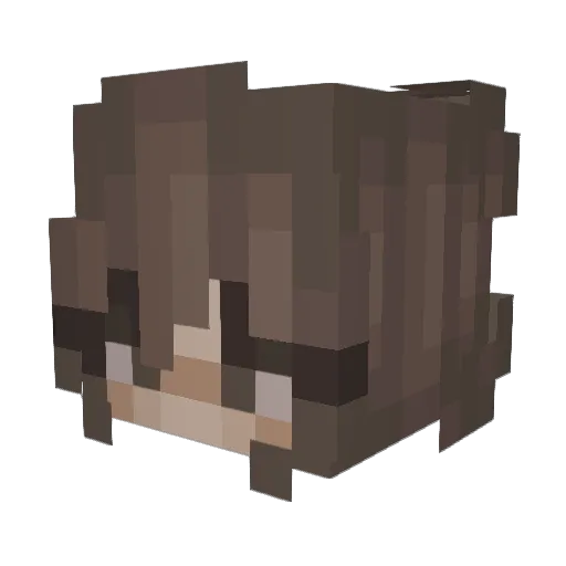 FaTal_is_a_qt Minecraft avatar head, 3D render
