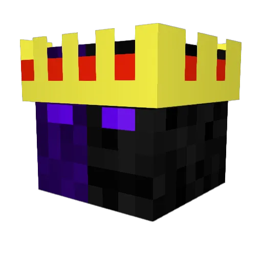 FaTePanda24 Minecraft avatar head, 3D render