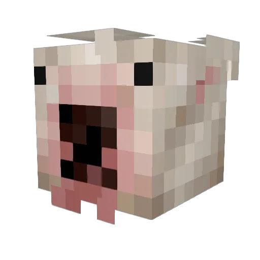 FaZeAndrei Minecraft avatar head, 3D render