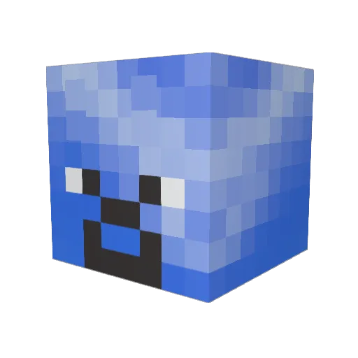 FaZeDowni Minecraft avatar head, 3D render