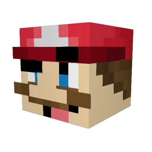 FaZeRug26 Minecraft avatar head, 3D render