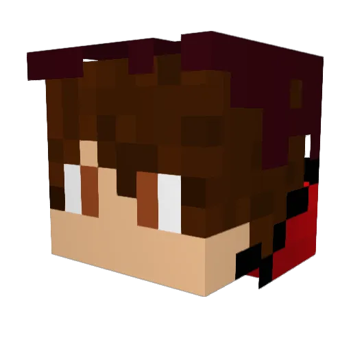 FaZe_69 Minecraft avatar head, 3D render