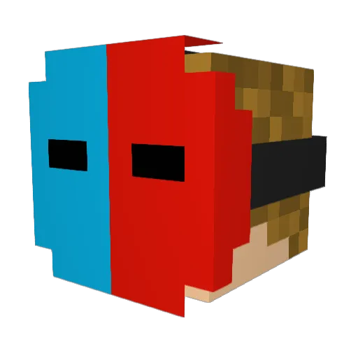 FaZe_Decay Minecraft avatar head, 3D render
