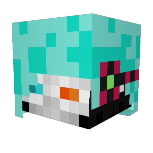 FaZe_MCLegend Minecraft avatar head, 3D render