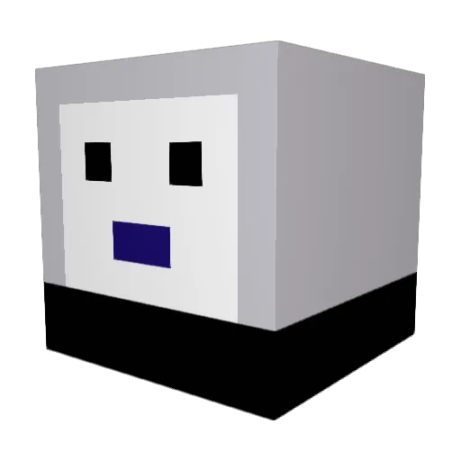 FaZegoop Minecraft avatar head, 3D render