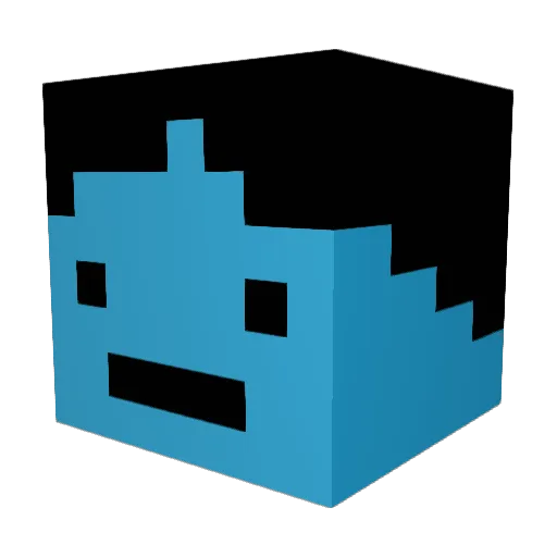 FaakeeGreg Minecraft avatar head, 3D render