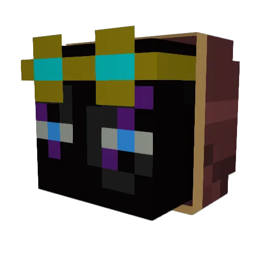 Faanta Minecraft avatar head, 3D render