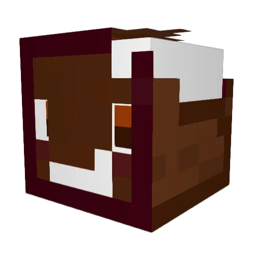 Fab123L12 Minecraft avatar head, 3D render
