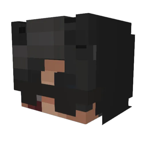 FabOo39 Minecraft avatar head, 3D render
