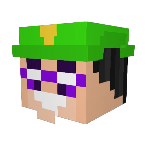 Fabbe__1 Minecraft avatar head, 3D render