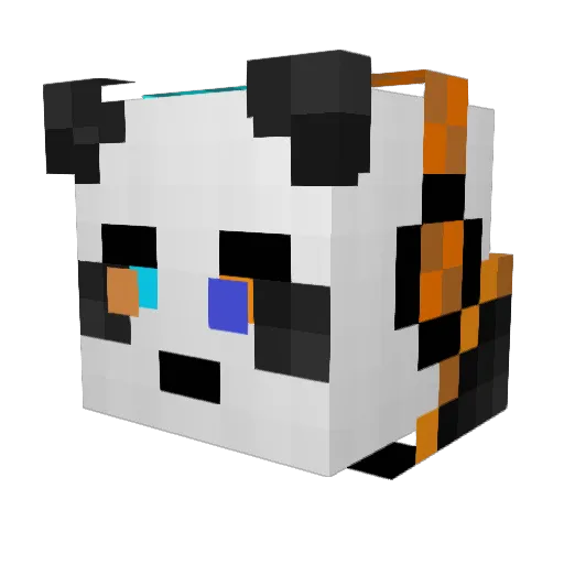 FabboREX Minecraft avatar head, 3D render