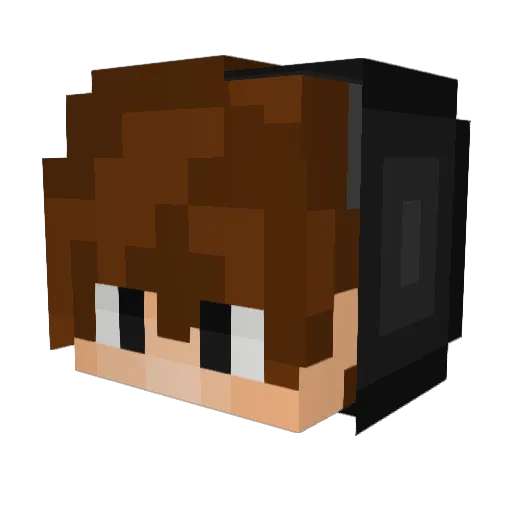 Fabi107 Minecraft avatar head, 3D render